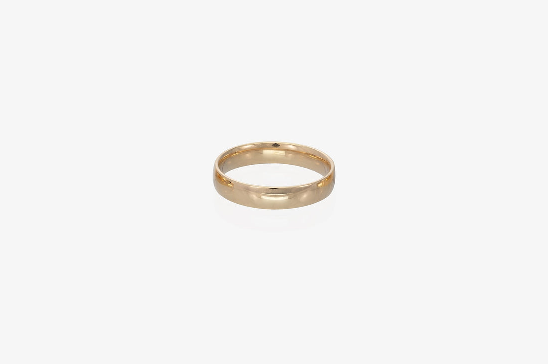 4.3MM Plain Band Wedding Ring, Minimalist Ring, Comfort Fit Plain Wedding Band, Unique Wedding Band for Men