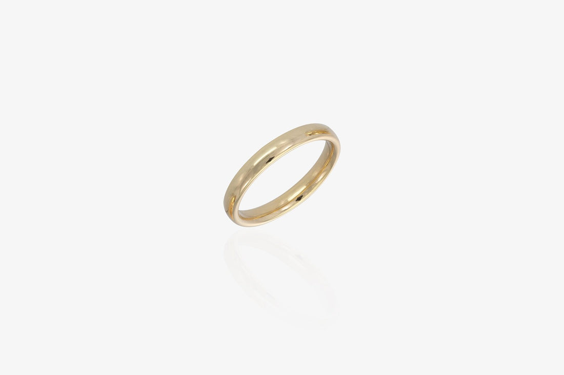 3.4MM Plain Band Wedding Ring, Unique Wedding Band for Men, Minimalist Ring, Comfort Fit Plain Wedding Band