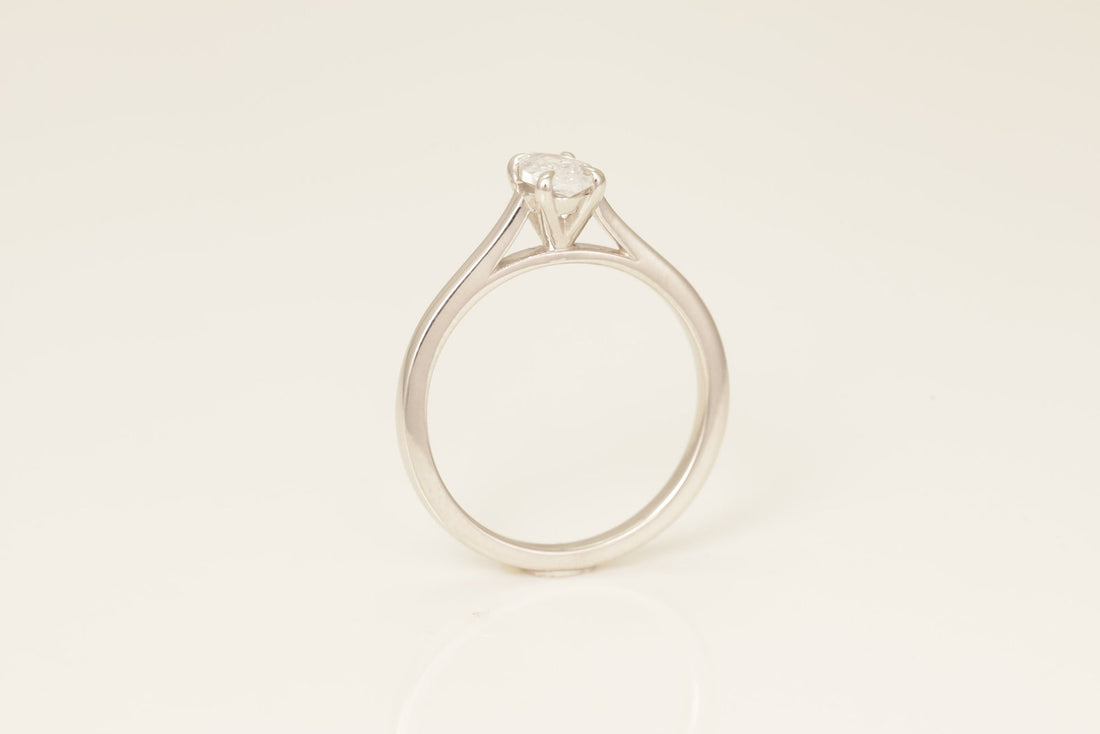 Marquise Cut Diamond Engagement Ring, Wedding Promise Ring, Minimalist Ring, Promise Ring, Ring for Women