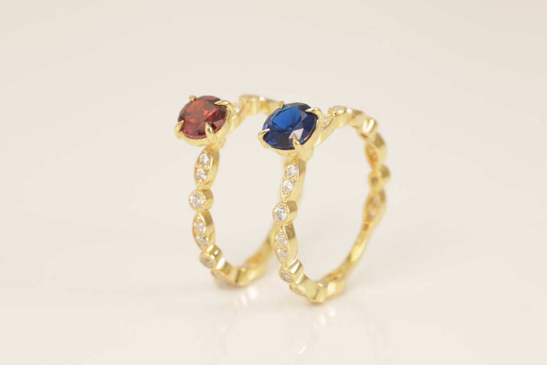 Art Deco Garnet Engagement Ring, Gemstone Wedding Ring, January Birthstone Ring, Marquise Vintage Wedding Ring, Anniversary Ring