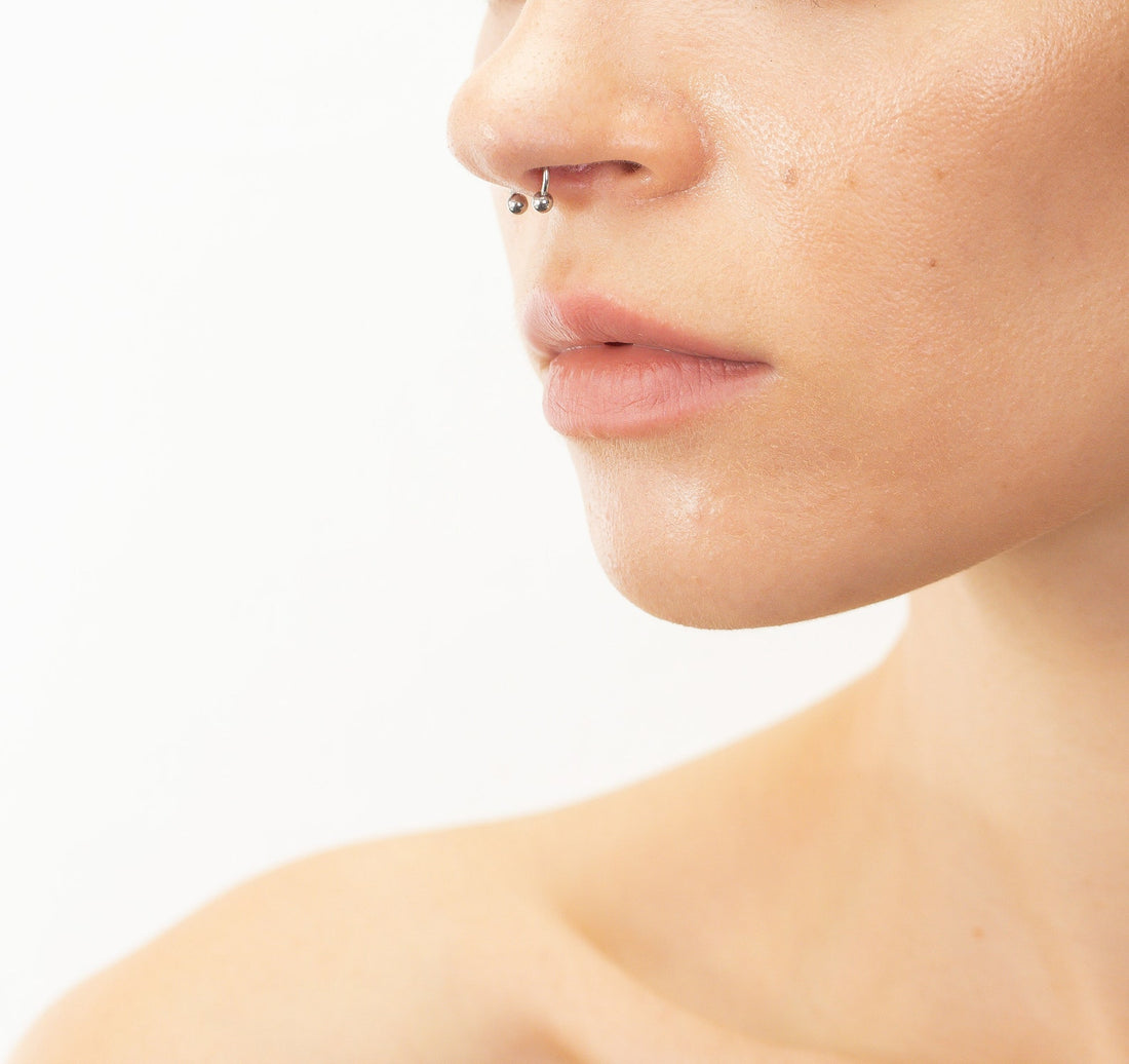 Septum Ring, Tiny Septum Ring, Unique Body Jewelry, Body Jewelry, Nose Rings & Studs