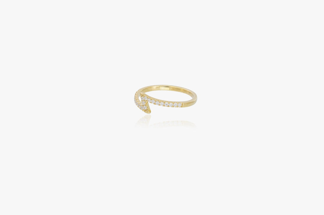 Lightning Bolt Moissanite Wedding Ring, Thin Stackable Rings, Lightning band, Minimalist Ring, Weather Jewelry