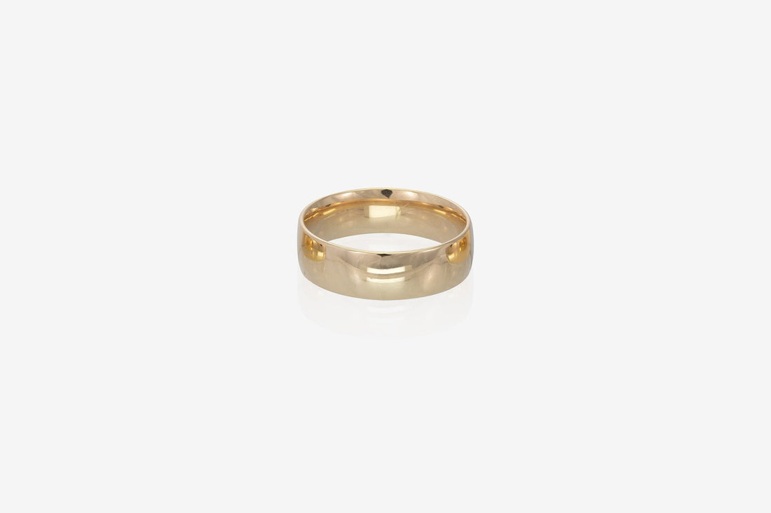 6.2MM Plain Band Wedding Ring, Comfort Fit Plain Wedding Band, Unique Wedding Band for Men, Smooth Wedding Band