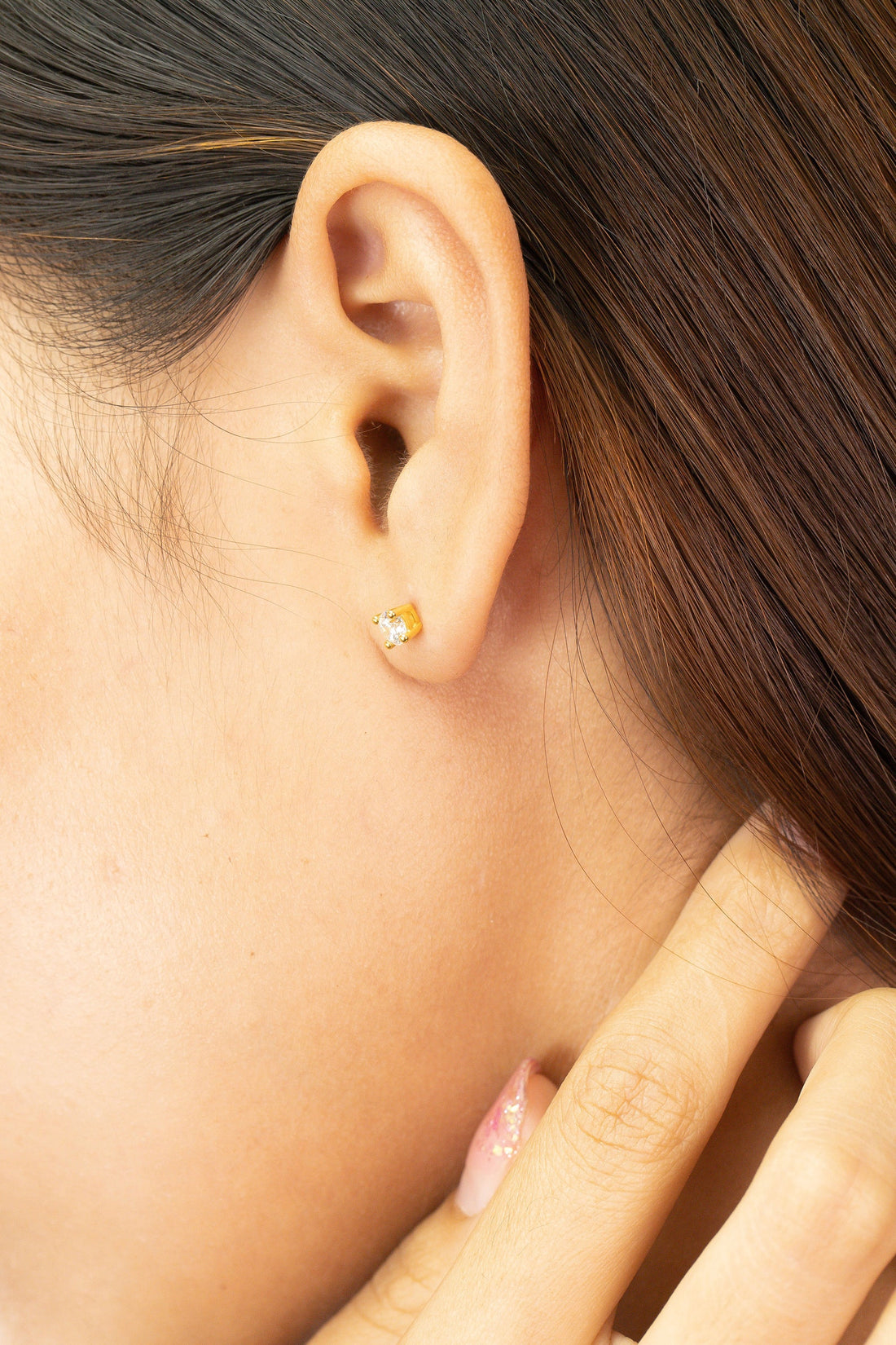 3.5mm Diamond Solitaire Stud Earrings, Diamond Bridal Earrings, Minimalist Classic Earrings, Wedding Earrings