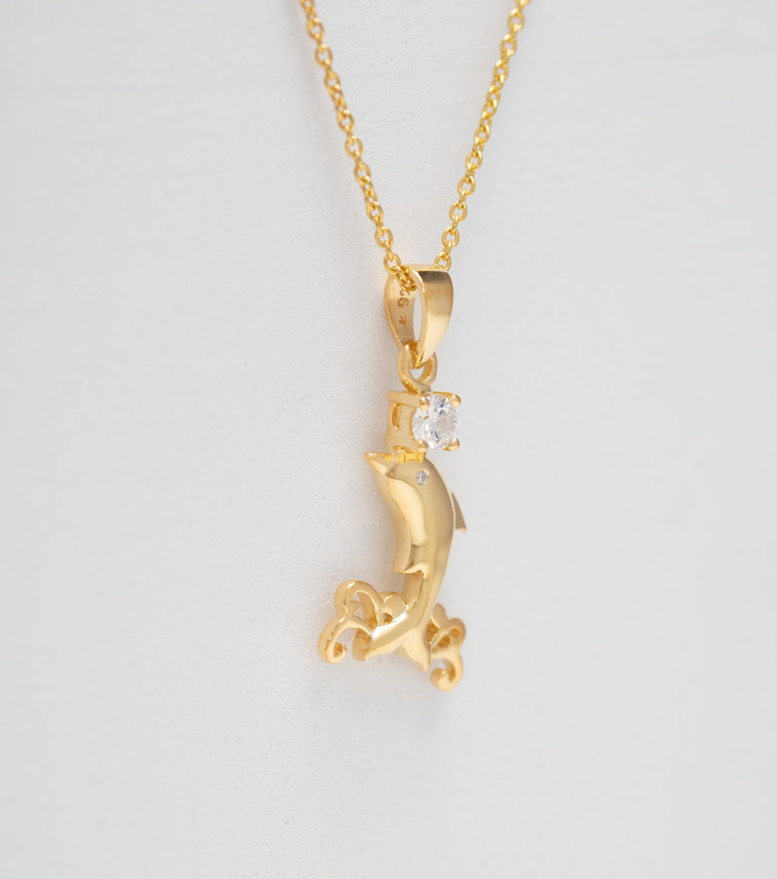 Dolphin Pendant Necklace, Dolphin Charm, Ocean Fish Necklace, Dolphin Lover Gift, Best Friend Gift, Beach Jewelry