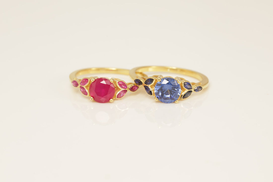 Art Deco Ruby Engagement Ring, July Birthstone Ring, Gemstone Wedding Ring, Anniversary Ring, Promise Ring