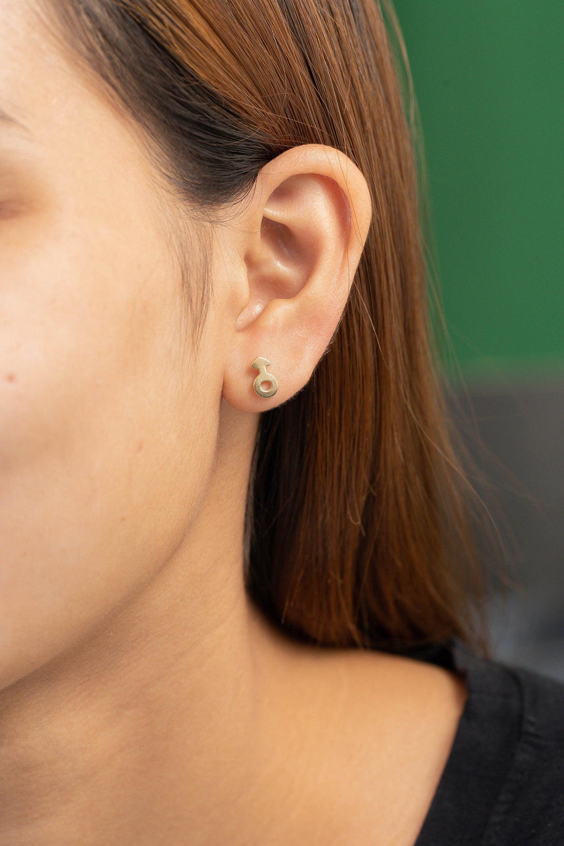 Female Venus Symbol Stud Earrings, Feminine Symbol Studs, Mars Venus Earrings, Venus Earrings, Venus Symbol Stud Earrings