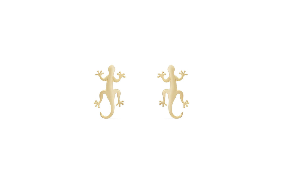Lizard Stud Earrings, Lizard Ear Studs, Gecko Lizard Earrings, Lizard Cartilage Earrings, Gift for Animal Lover