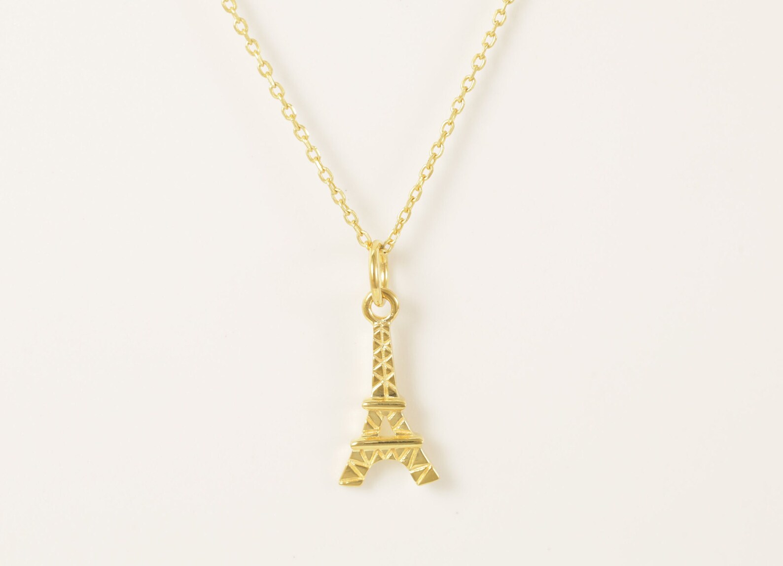 Eiffel Tower Necklace, Paris Pendant Necklace, Eiffel Tower Jewelry for Girls, France Necklace, Eiffel Tower Charm