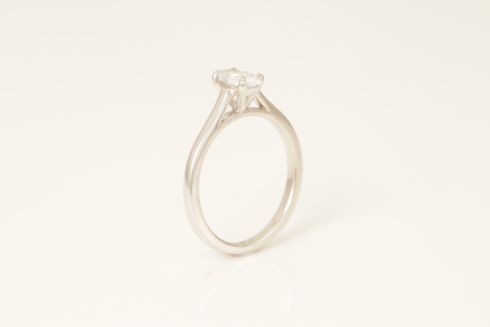 Marquise Cut Diamond Engagement Ring, Wedding Promise Ring, Minimalist Ring, Promise Ring, Ring for Women