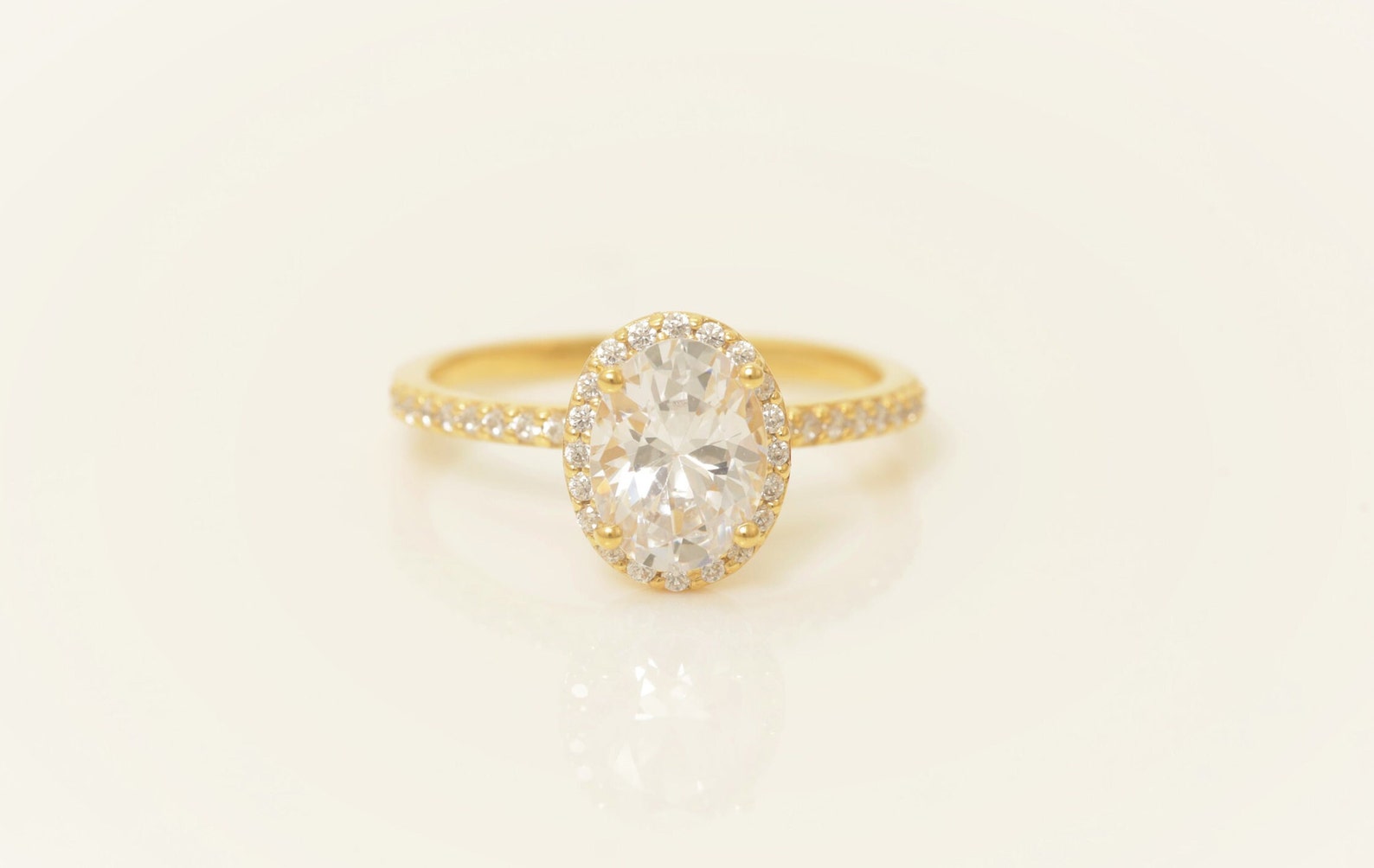 1.25 CT Oval Diamond Engagement Ring, Diamond Wedding Ring, Bridal Promise Ring, Oval Cut Anniversary Halo Ring