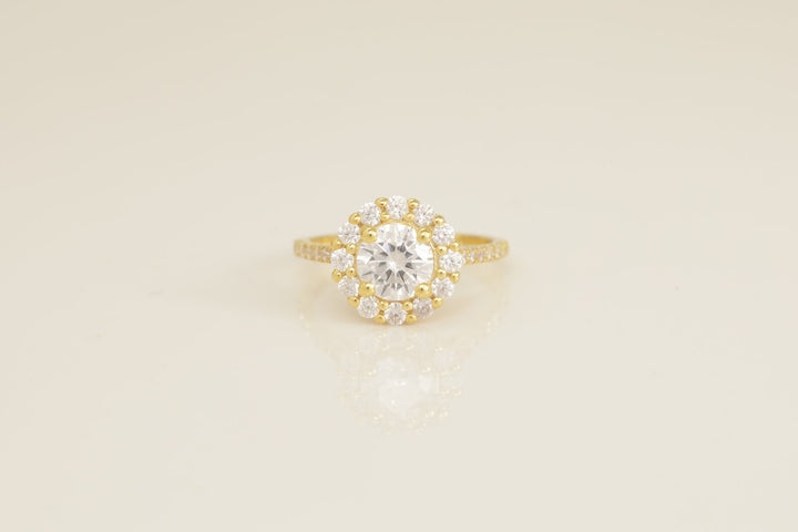 Twisted Diamond Engagement Ring, Diamond Infinity Ring, Bridal Solitaire Promise Ring, Anniversary Ring Gift for Her