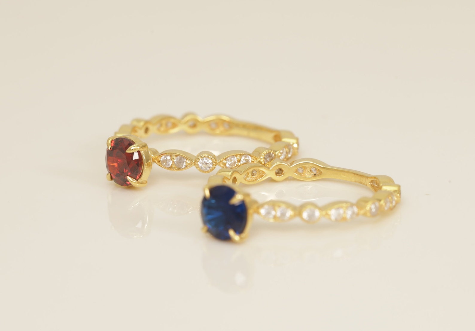 Art Deco Garnet Engagement Ring, Gemstone Wedding Ring, January Birthstone Ring, Marquise Vintage Wedding Ring, Anniversary Ring