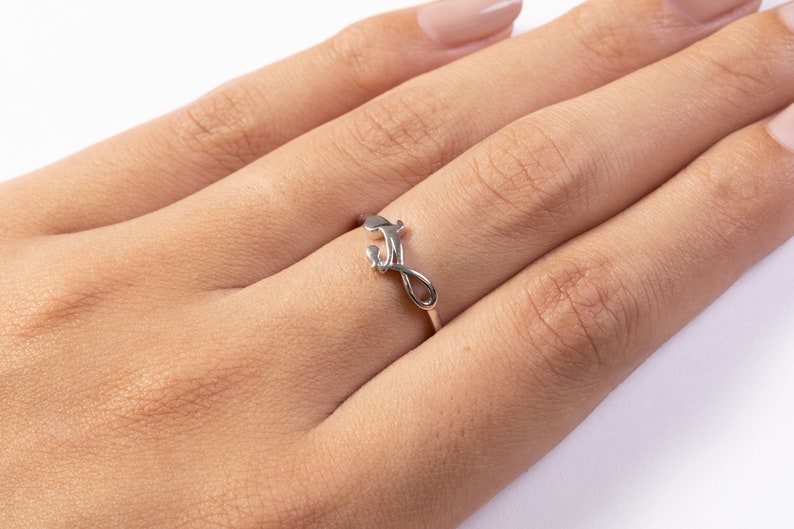 Mother and Child Ring, Sterling Silver Infinity Ring, Mother's Day Ring, Mothers Day Gift-For Mom, Gift for Women