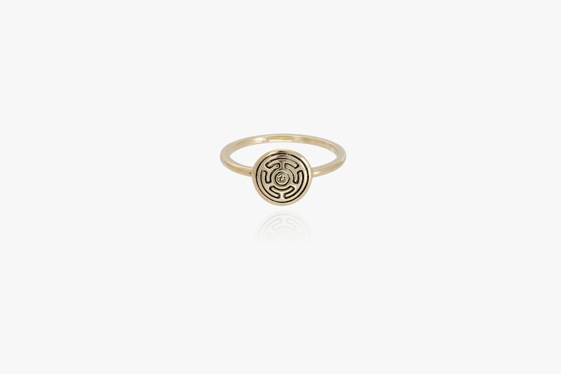 Hecate Ring, Hecate's Magic Strophalos Ring, Wheel of Hecate Symbol Jewelry, Talisman Ring, Goddess Ring