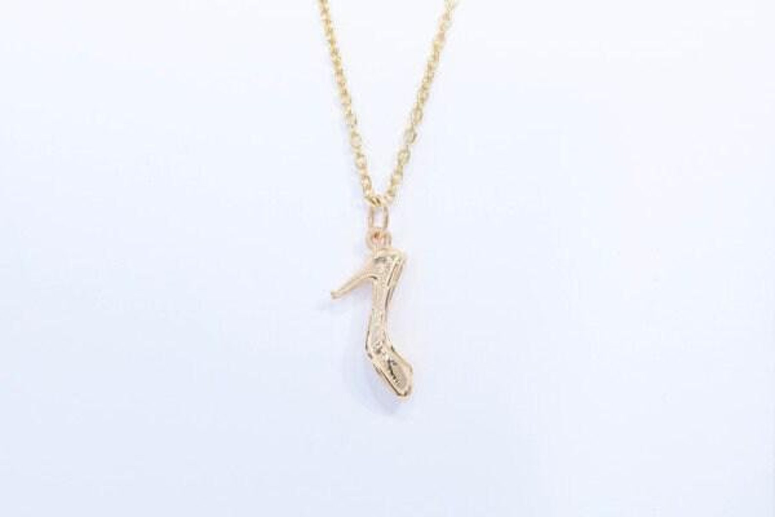 Ladies High Heel Necklace, High Heel Pendant, High Heel Necklace, High Heel Shoe Charm, Fashion Charm Jewelry