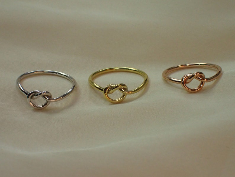 Knot Ring / Bridesmaid Gift / Mother Daughter Rings / Love Knot Ring / Unity Rings