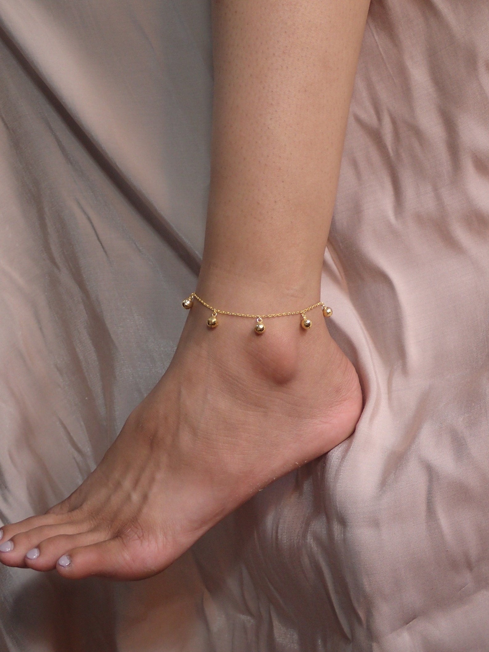 Jingle Bell Anklet / Anklet Gift for Her / Sterling Silver Anklet / Birthday Gift / Gift for Girlfriend, Sister