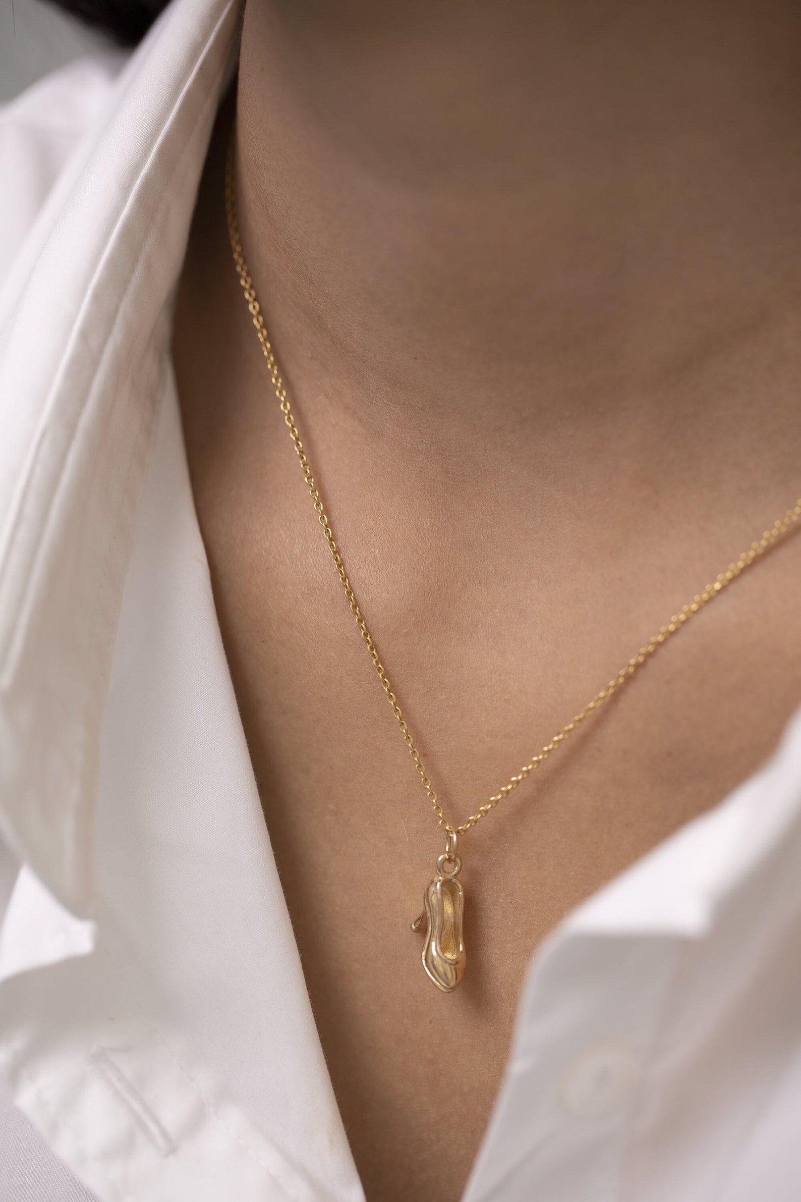 Ladies High Heel Necklace, High Heel Pendant, High Heel Necklace, High Heel Shoe Charm, Fashion Charm Jewelry