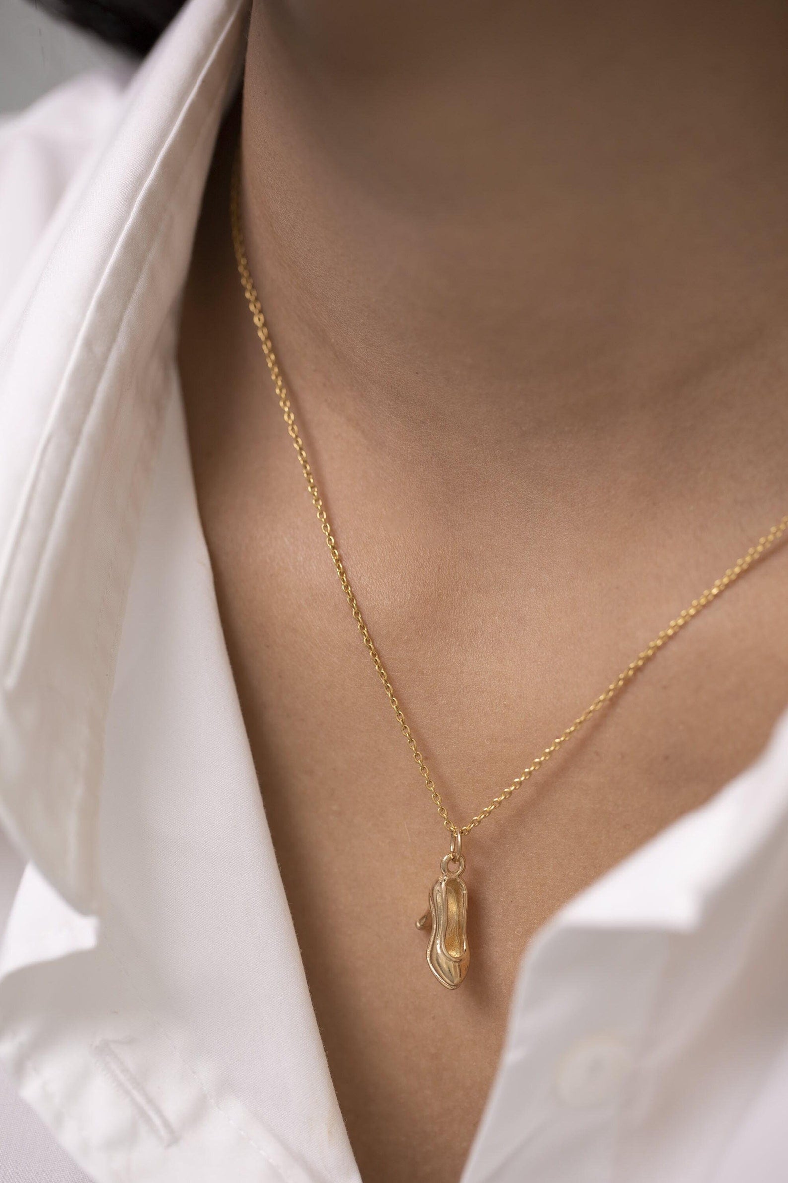 Ladies High Heel Necklace, High Heel Pendant, High Heel Necklace, High Heel Shoe Charm, Fashion Charm Jewelry