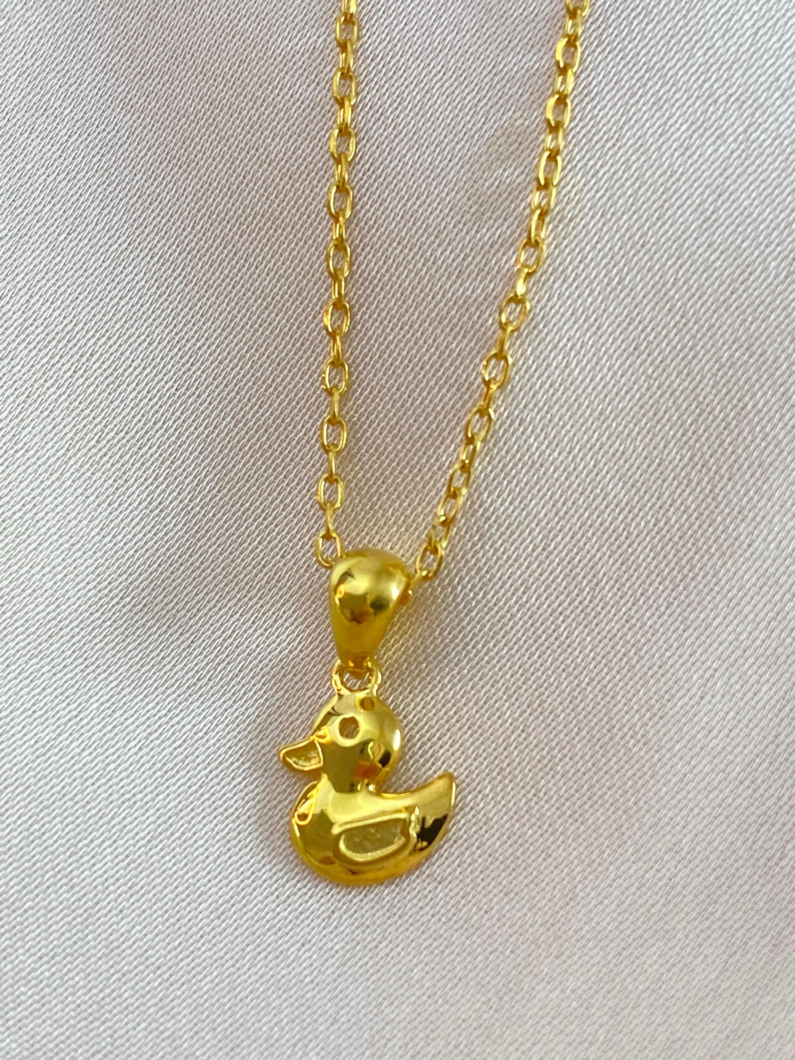 Duck Necklace / Duck Charm Pendant / Bird Lover Gift / Best Friend Gift / Hunting Gifts