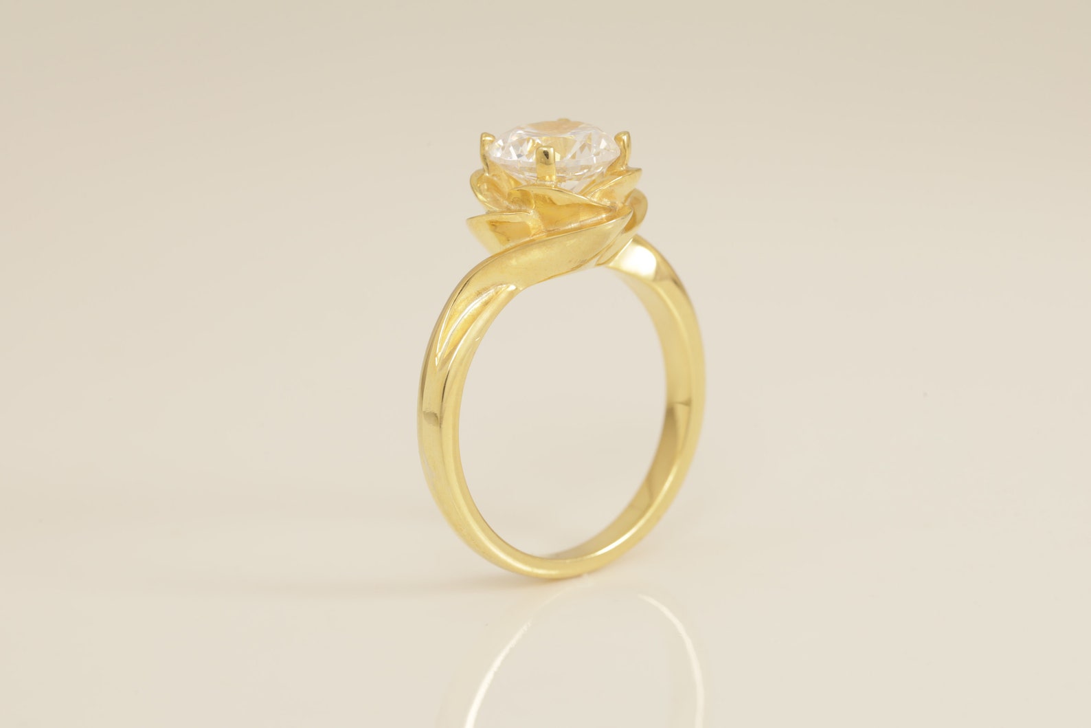 1.30 CT Unique Diamond Engagement Ring, Flower Style Engagement Ring, Bridal Wedding Ring Gift for Women