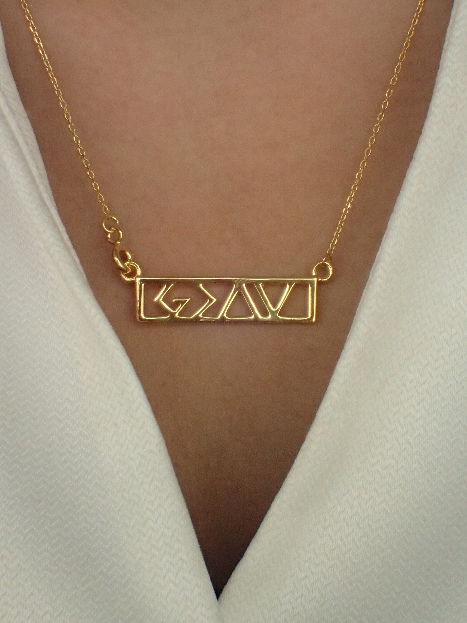 God Is Great Pendant Necklace, Christian Necklace, Church Goer, Church Member Gift, God Is Greater Than the Highs and Lows