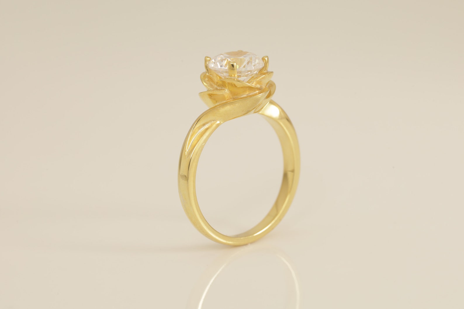 1.30 CT Unique Diamond Engagement Ring, Flower Style Engagement Ring, Bridal Wedding Ring Gift for Women