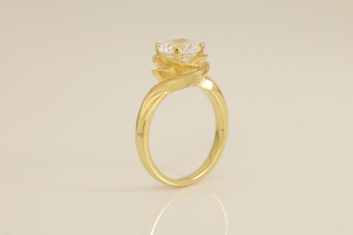 1.30 CT Unique Diamond Engagement Ring, Flower Style Engagement Ring, Bridal Wedding Ring Gift for Women