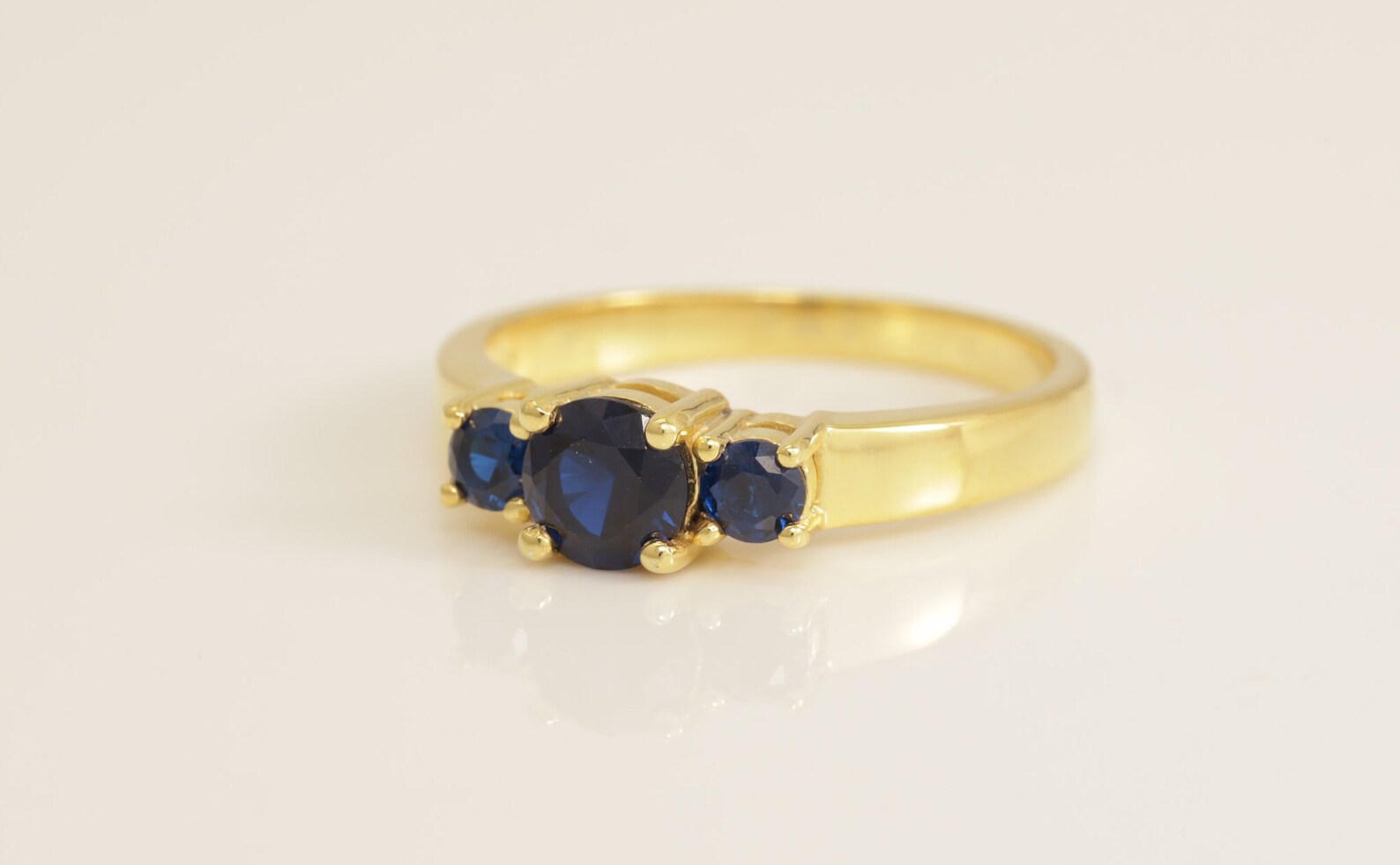 0.50 CT Blue Sapphire Engagement Ring, September Birthstone Ring, Vintage Stylish Rings, Promise Ring, Anniversary Ring Gift for Her