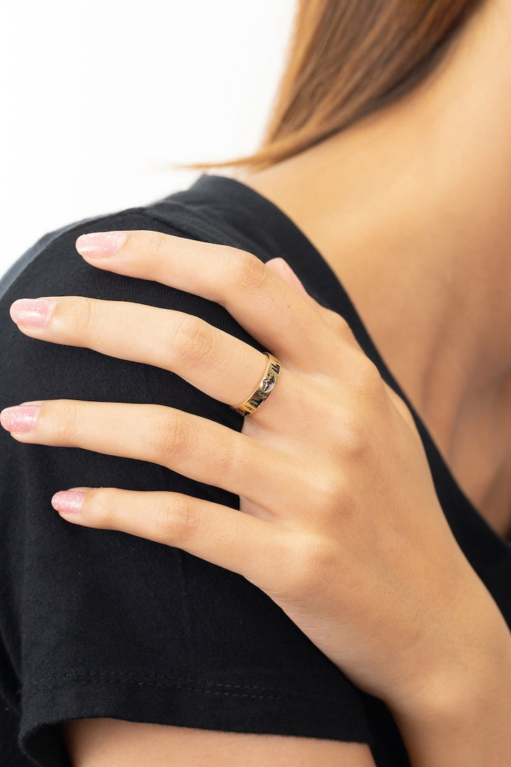 Evergreen Tree ring, Sterling Silver Nature Lover Ring, Forest Jewelry, Mountain Range Ring, Unique Wedding Ring