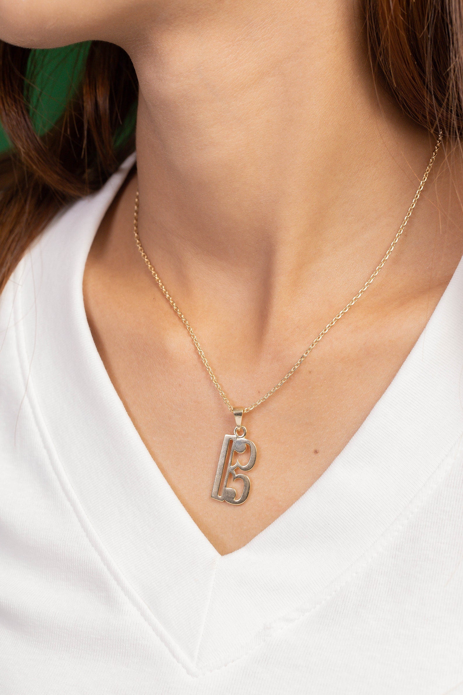 Alto Clef Necklace Pendant , Sterling Silver C Music Note Necklace, Teachers Gift, Thanksgiving Gift, Gift for Musician