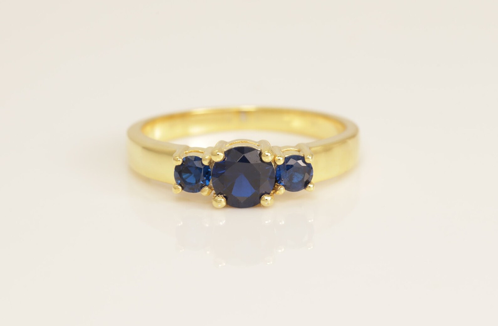 0.50 CT Blue Sapphire Engagement Ring, September Birthstone Ring, Vintage Stylish Rings, Promise Ring, Anniversary Ring Gift for Her