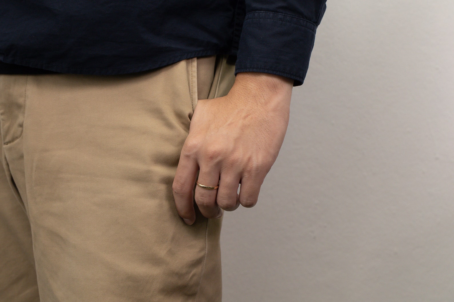 2.8MM Plain Band Wedding Ring, Comfort Fit Plain Wedding Band, Unique Wedding Band for Men, Minimalist Ring