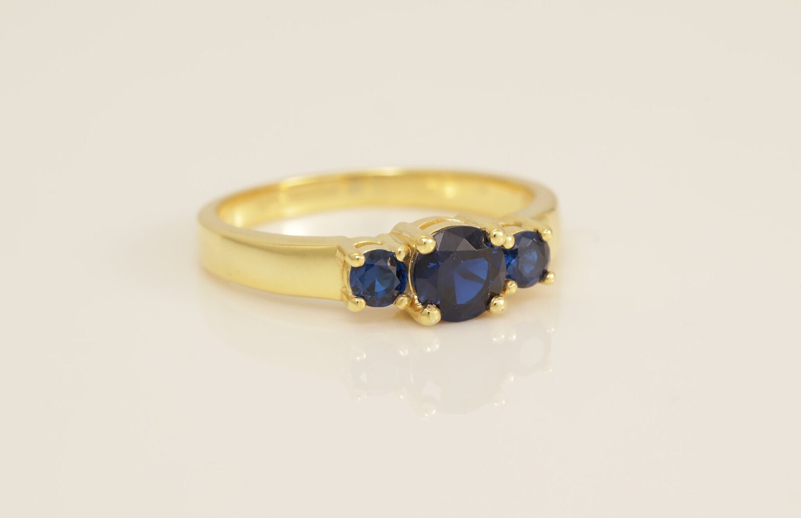 0.50 CT Blue Sapphire Engagement Ring, September Birthstone Ring, Vintage Stylish Rings, Promise Ring, Anniversary Ring Gift for Her