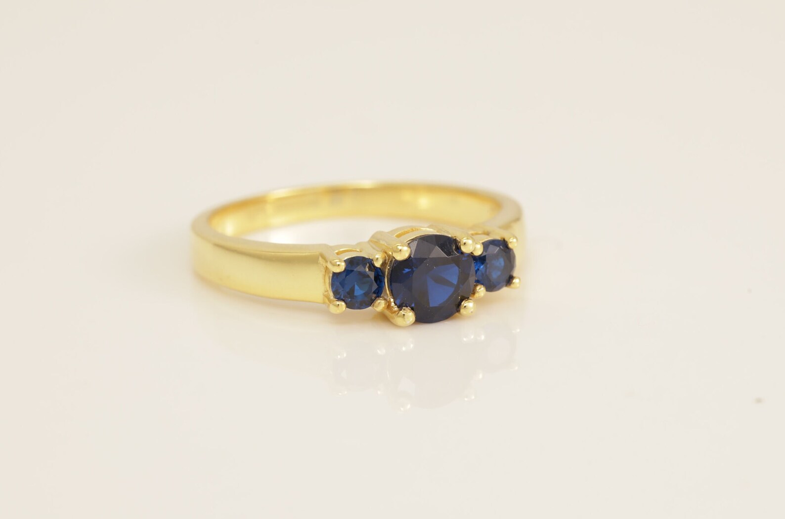 0.50 CT Blue Sapphire Engagement Ring, September Birthstone Ring, Vintage Stylish Rings, Promise Ring, Anniversary Ring Gift for Her