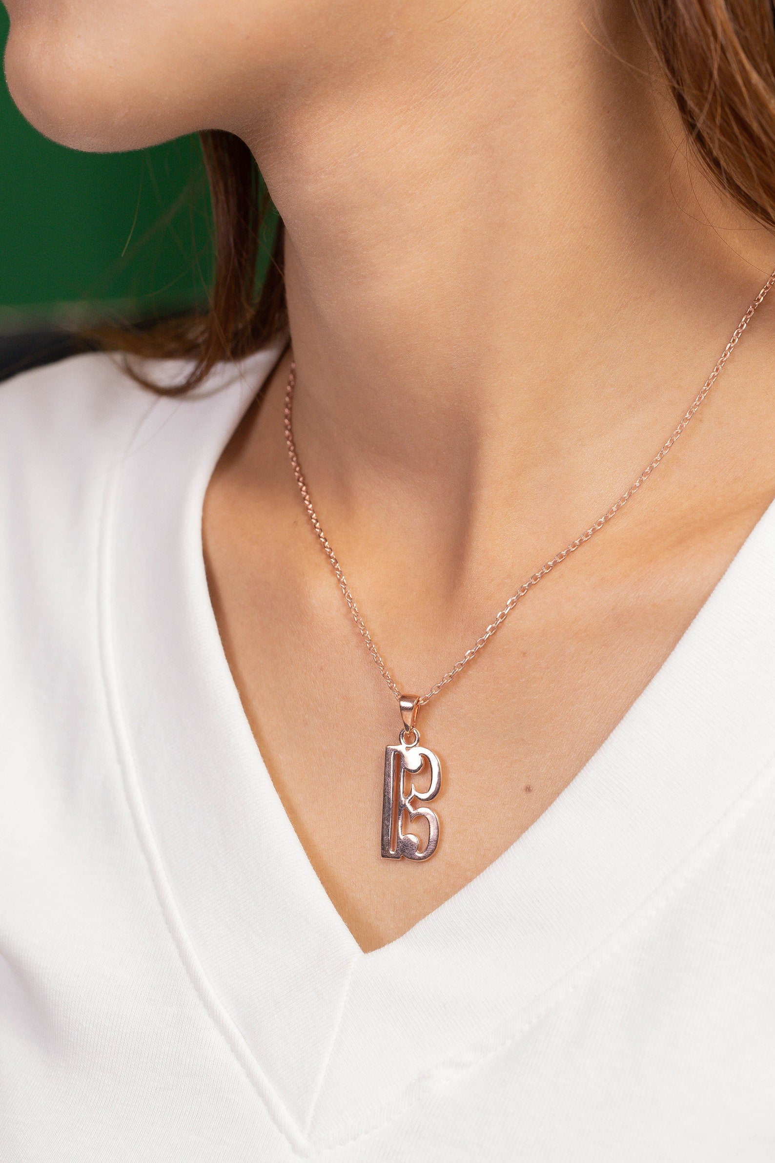 Alto Clef Necklace Pendant , Sterling Silver C Music Note Necklace, Teachers Gift, Thanksgiving Gift, Gift for Musician