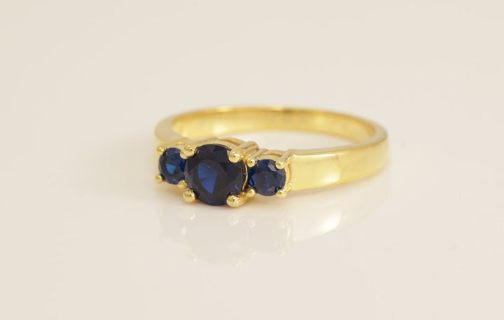 0.50 CT Blue Sapphire Engagement Ring, September Birthstone Ring, Vintage Stylish Rings, Promise Ring, Anniversary Ring Gift for Her