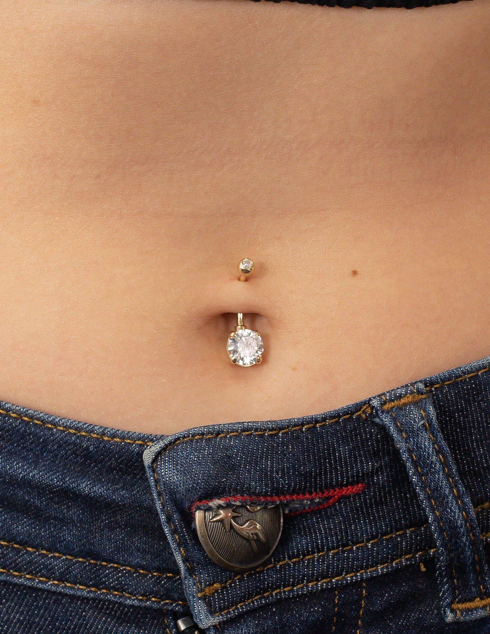 Diamond Belly Button Ring, Small Ring, Belly Ring, Diamond Ring, Belly Button, Body Piercing Ring
