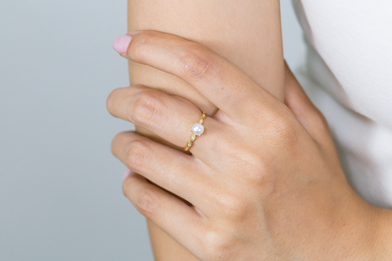 Diamond Engagement Ring, April Birthstone, Diamond Anniversary Ring, 18k Gold Unique Promise Ring, Marquise Ring