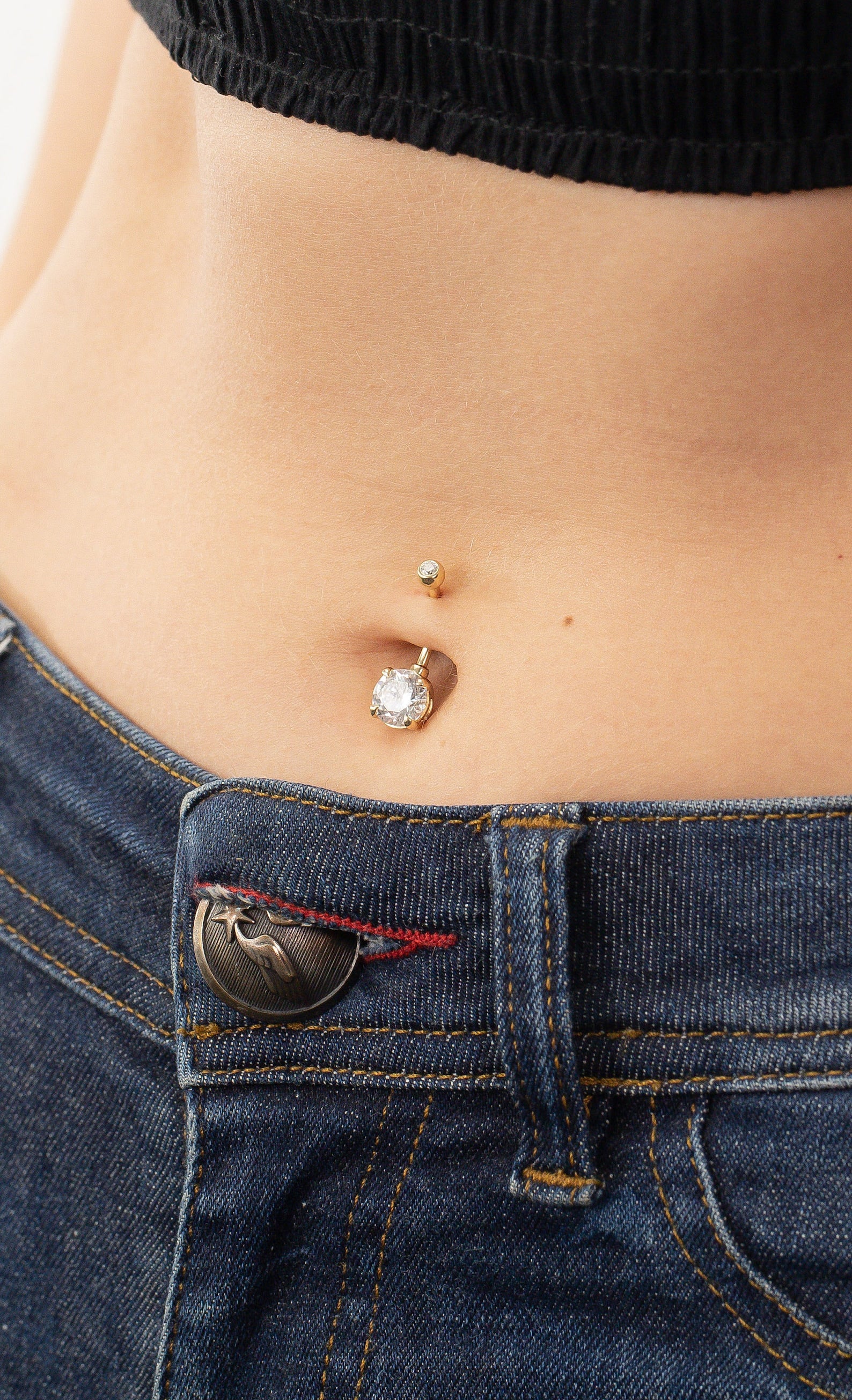 Diamond Belly Button Ring, Small Ring, Belly Ring, Diamond Ring, Belly Button, Body Piercing Ring