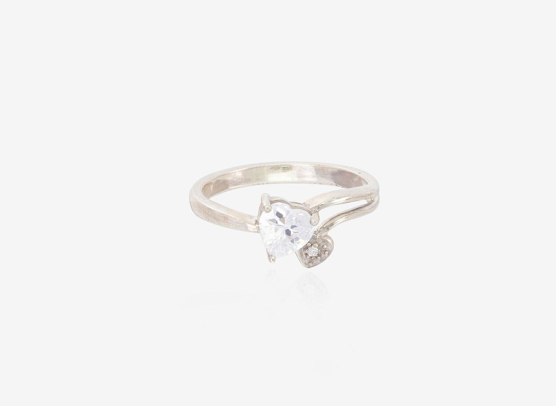 Heart Shape Diamond Wedding Ring, Diamond Engagement Ring, Bridal Wedding Band, Anniversary Gift