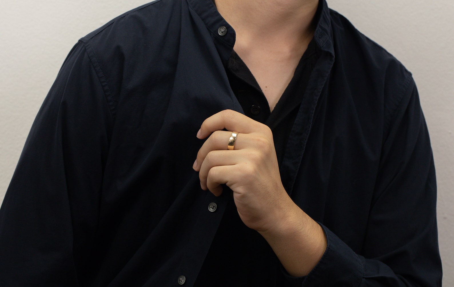 6.2MM Plain Band Wedding Ring, Comfort Fit Plain Wedding Band, Unique Wedding Band for Men, Smooth Wedding Band