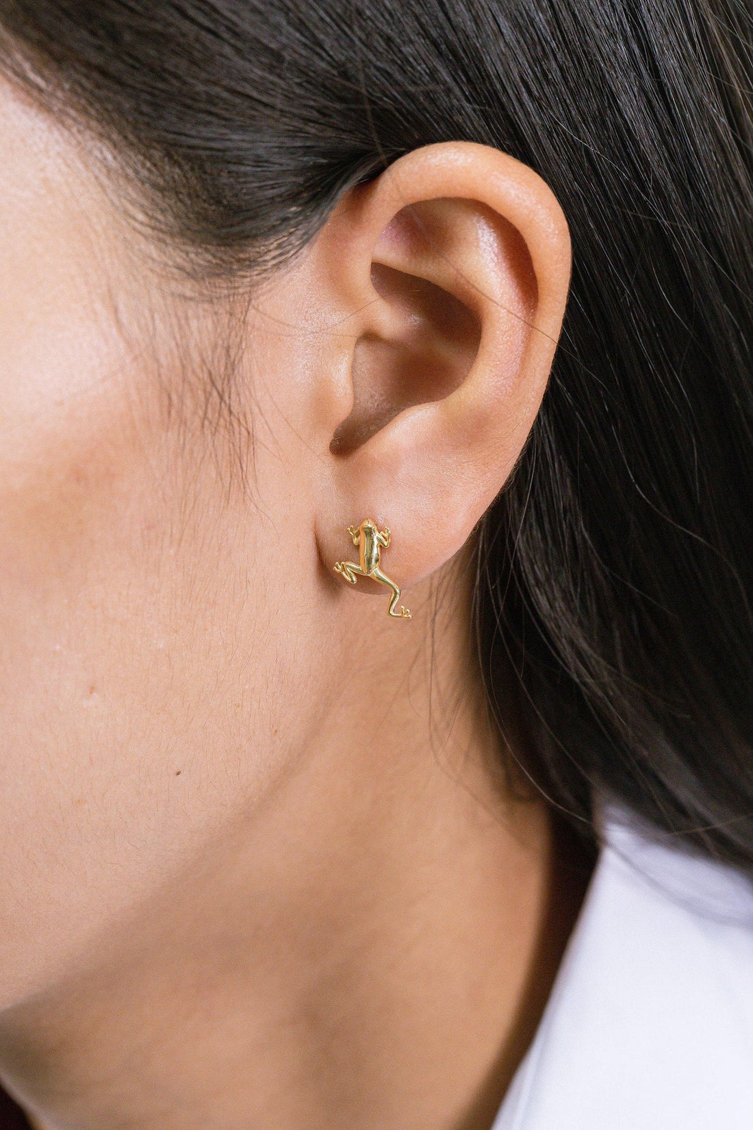 Frog Stud Earrings, Vintage Animals Earrings, Earring For Women, Jumping Frog Earrings, Gift for Her, Best Valentines Day Gifts for Her