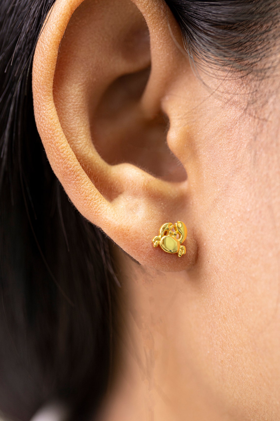 Crab Stud Earrings, Sea Life Jewelry, Beach Earrings, Summer Earrings Gift for Her