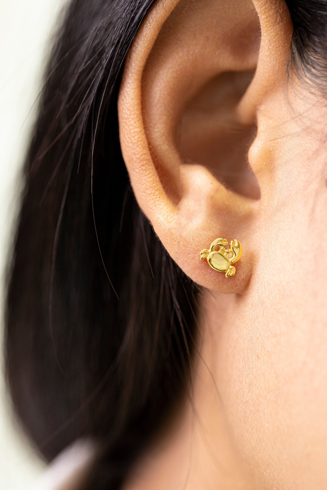 Crab Stud Earrings, Sea Life Jewelry, Beach Earrings, Summer Earrings Gift for Her