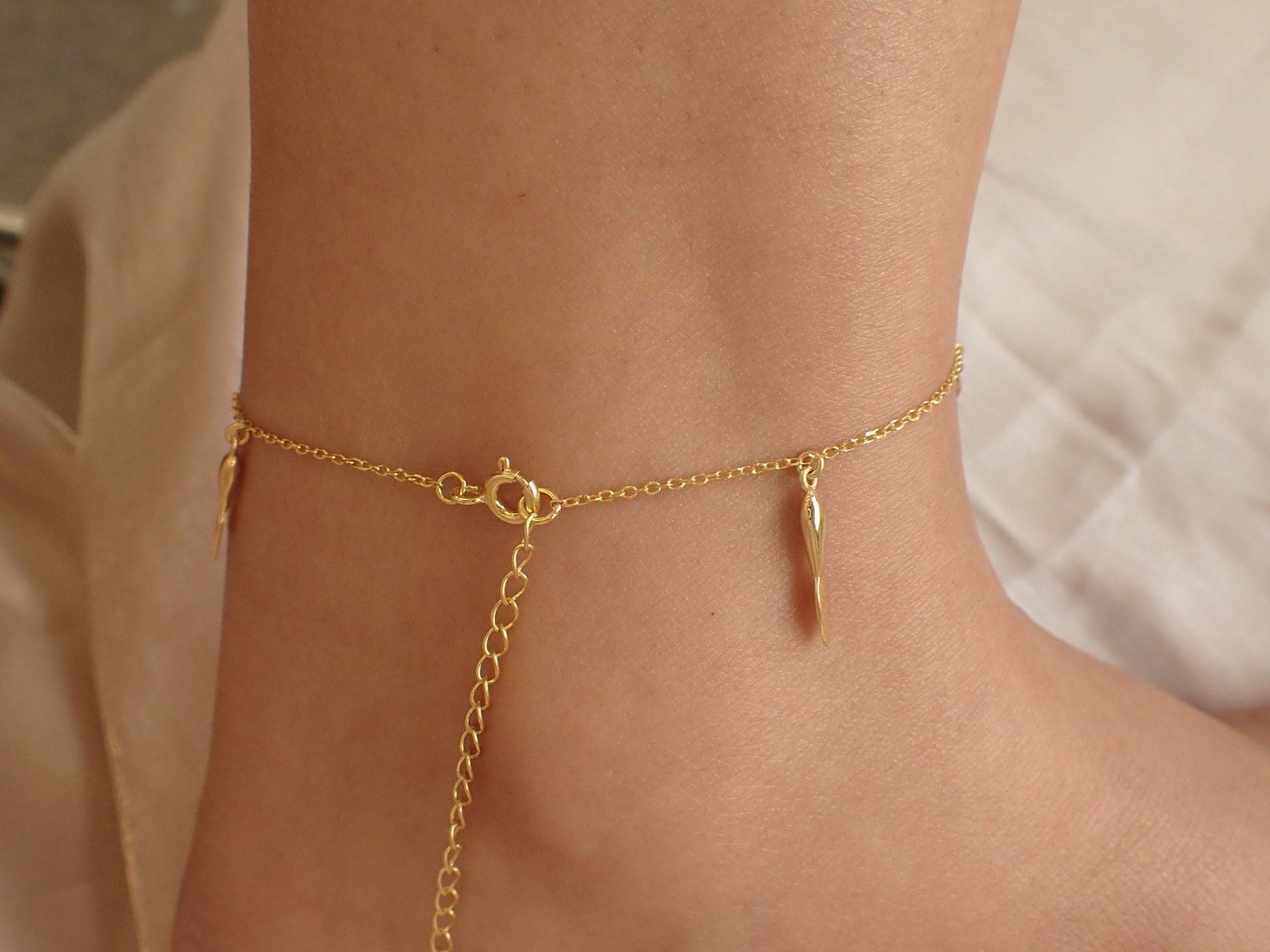 Chef Anklet / Chef Birthday Gift / Gift for Cook / Cooking Themed Gifts / Anklet Gift for Lady Chef / Utensils Anklet