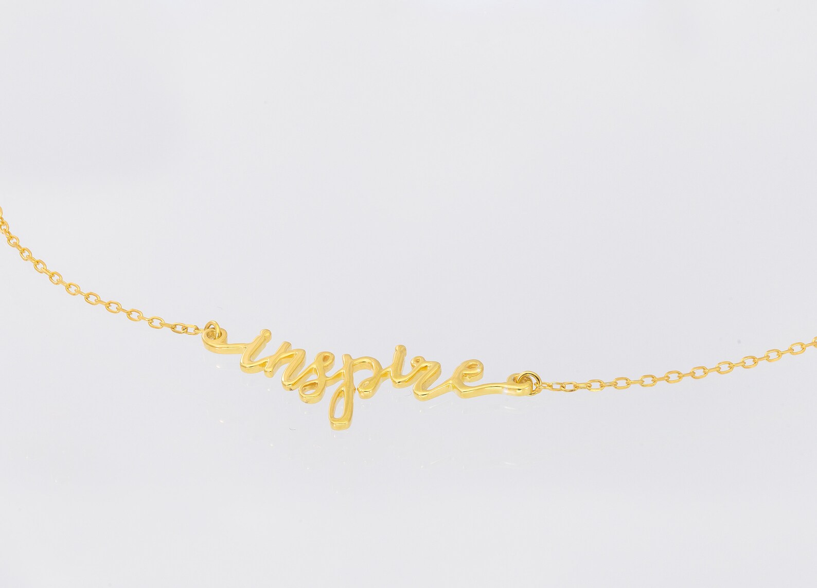 Inspire Name Necklace, Personalized Necklace Gifts For Women, Layering Necklace, Custom Name Jewelry