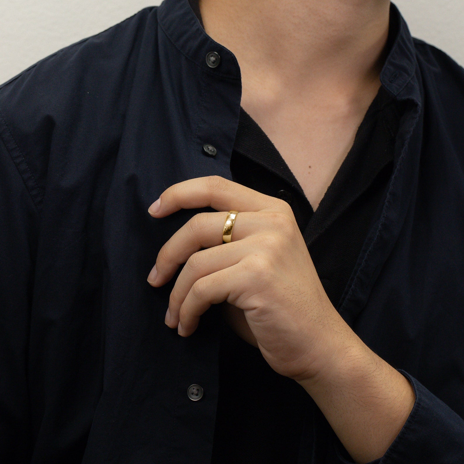 5.3MM Plain Band Wedding Ring, Unique Wedding Band for Men, Comfort Fit Plain Wedding Band, Smooth Wedding Band