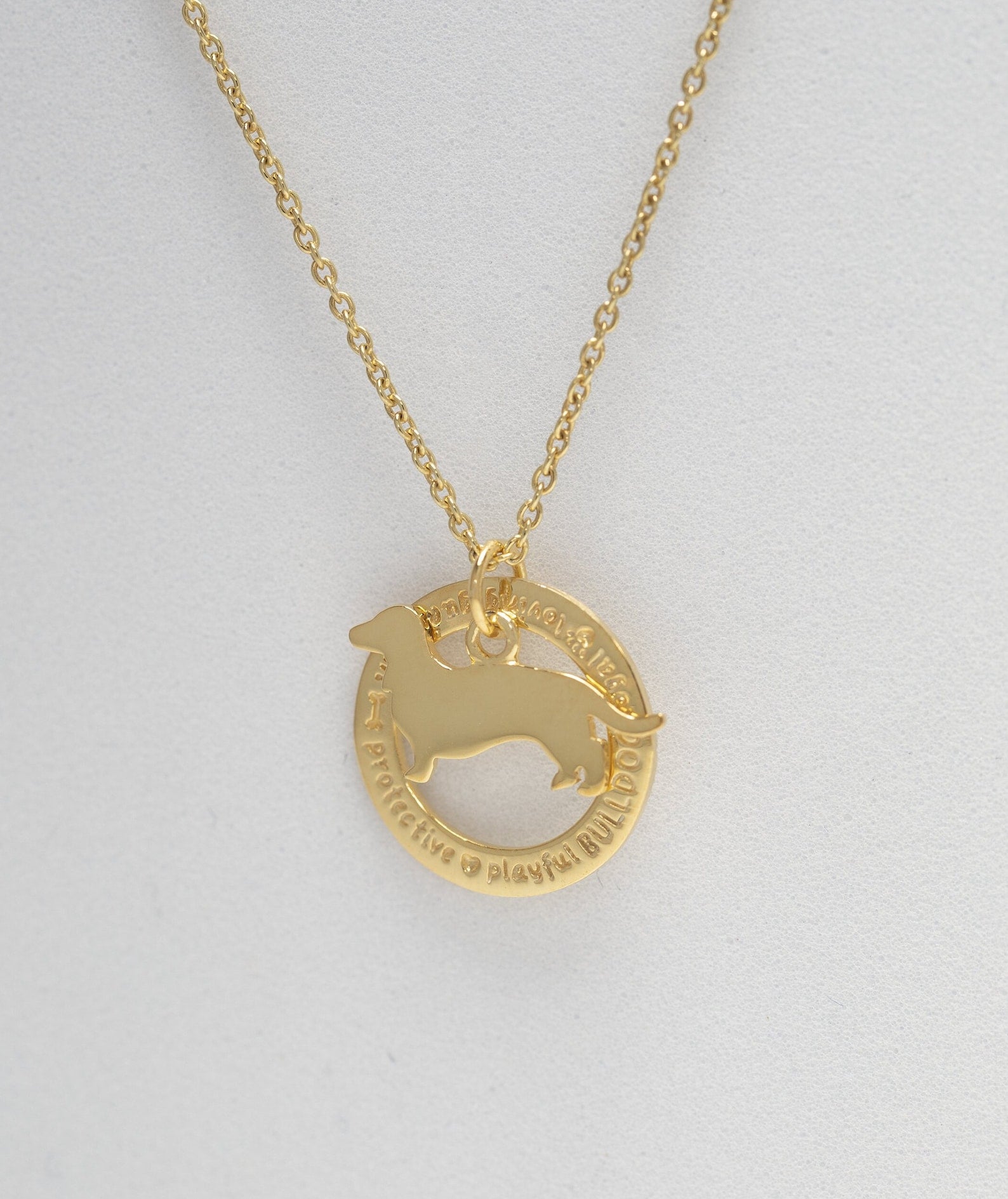 Dachshund Dog Necklace, Minimalist Dog Necklace Gift for Her, Gift for Dog Lover, Memorial Necklace Gift